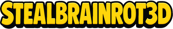 Steal a Brainrot 3D logo